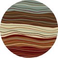 Concord Global 7 ft. 10 in. Chester Waves - Round, Multi Color 97609